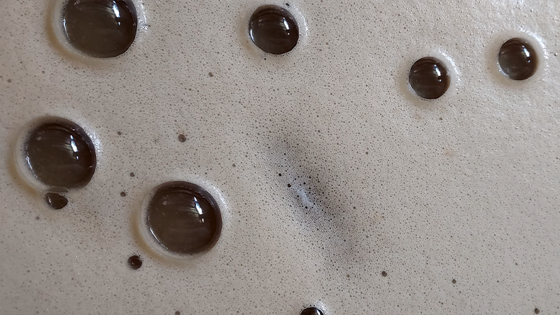 Fermentation acétique réalisé pendant la fabrication du vinaigre Le vezou