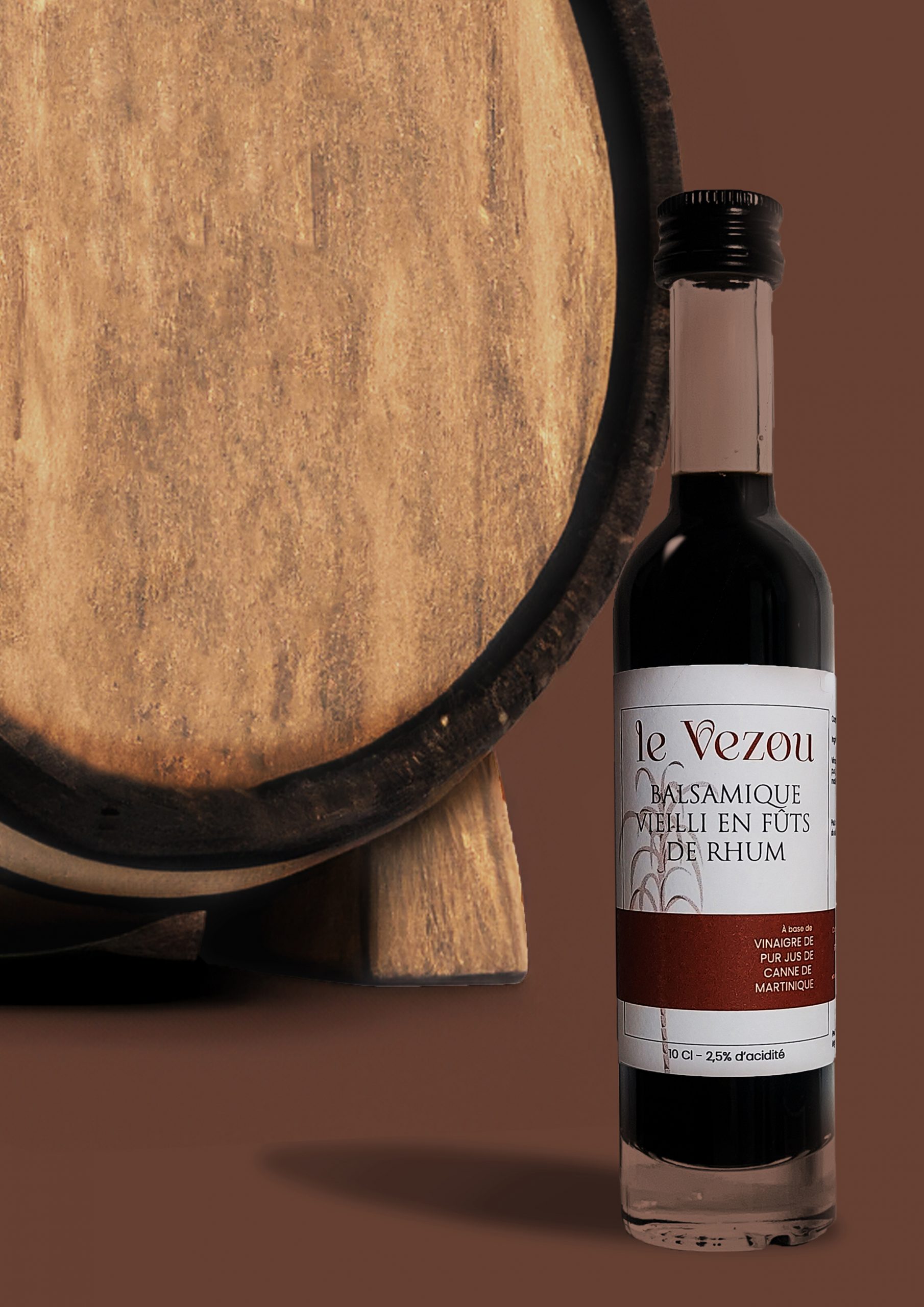Balsamique vieillit en fût de rhum le Vezou